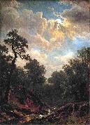 Albert Bierstadt Moonlit_Landscape china oil painting artist